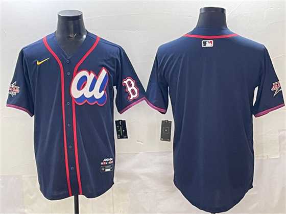 Mens American League Boston Red Sox Blank Navy 2025 All-Star Edition Limited Stitched Jersey->2025 mlb all-star->MLB Jersey