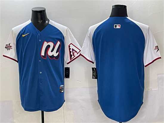 Mens National League Arizona Diamondbacks Blank Blue Alternate 2025 All-Star Edition Limited Stitched Jersey->2025 mlb all-star->MLB Jersey