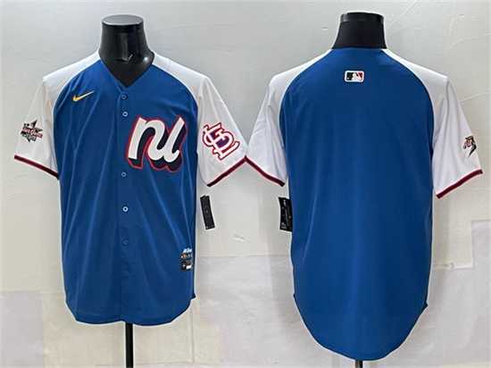 Mens National League St. Louis Cardinals Blank Blue Alternate 2025 All-Star Edition Limited Stitched Jersey->2025 mlb all-star->MLB Jersey