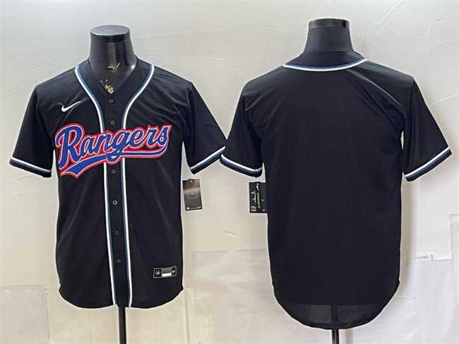 Men%27s Texas Rangers Blank 2026 Fashion Replica Black Out Stitched Jersey->st.louis cardinals->MLB Jersey