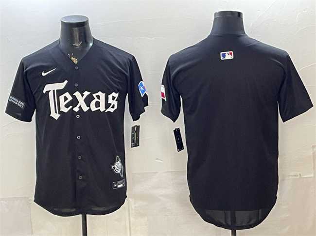 Men%27s Texas Rangers Blank Black Gothic Mexico 2025 Vapor Premier Limited Stitched Jersey Dzhi->st.louis cardinals->MLB Jersey