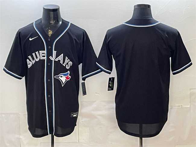 Mens Toronto Blue Jays Blank 2026 Fashion Replica Black Out Stitched Jersey->toronto blue jays->MLB Jersey