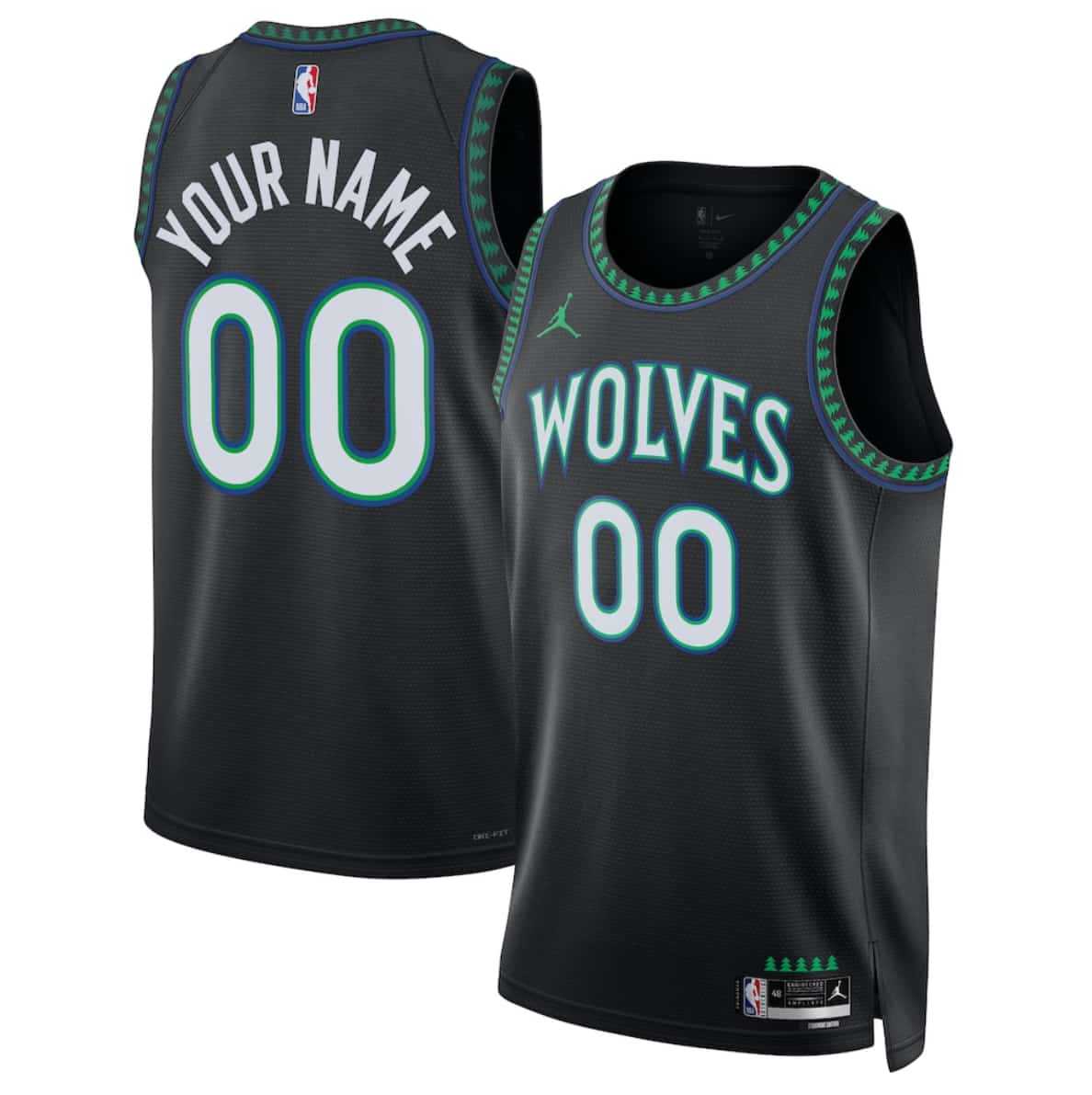 Men%27s Minnesota Timberwolves Active Player Custom Black 2026-27 Statement Swingman Edition Stitched Basketball Jersey->customized nba jersey->Custom Jersey