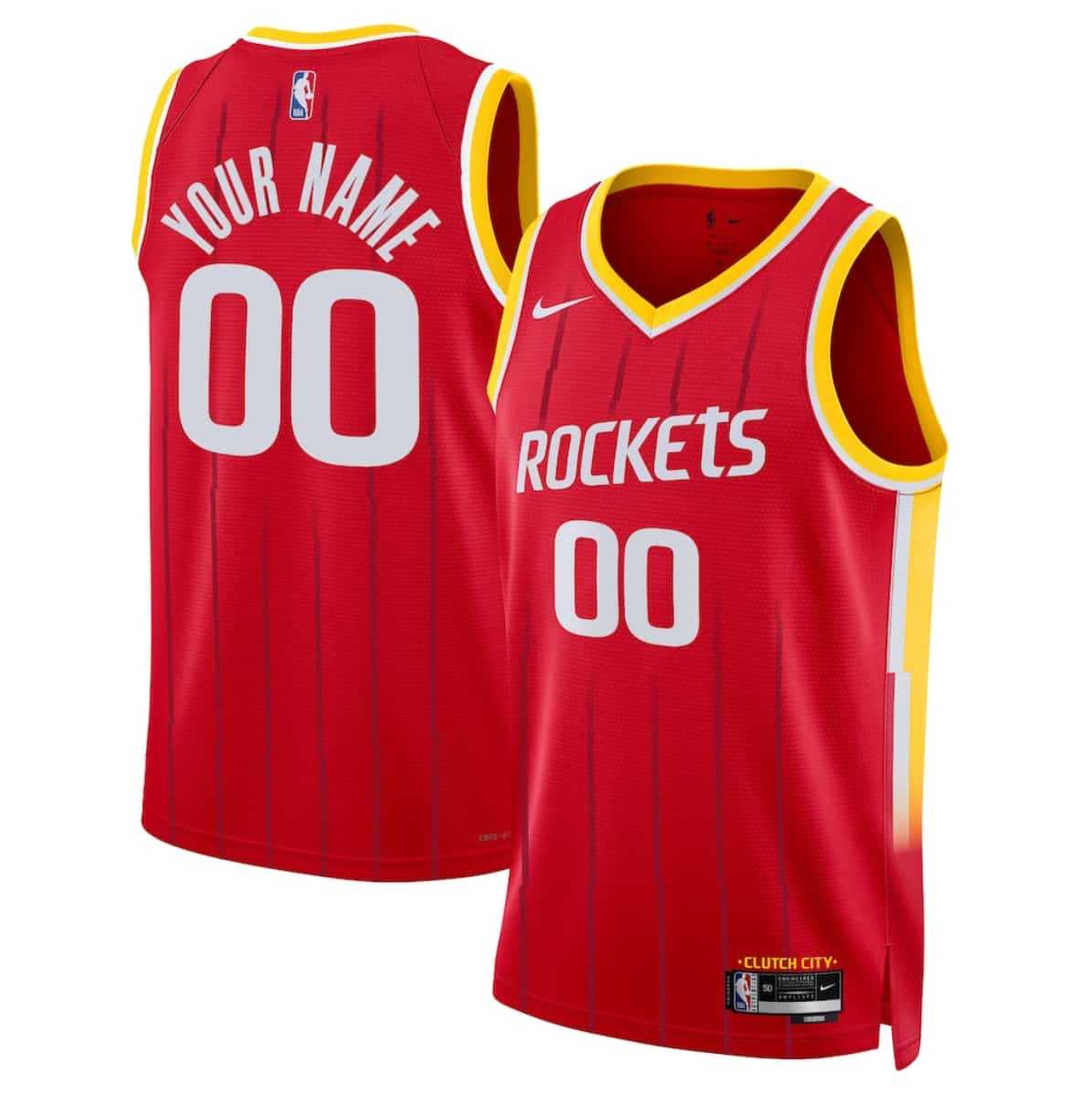 Men%27s Houston Rockets Actiive Player Custom Red 2026-27 Icon Swingman Stitched Jersey->customized nba jersey->Custom Jersey