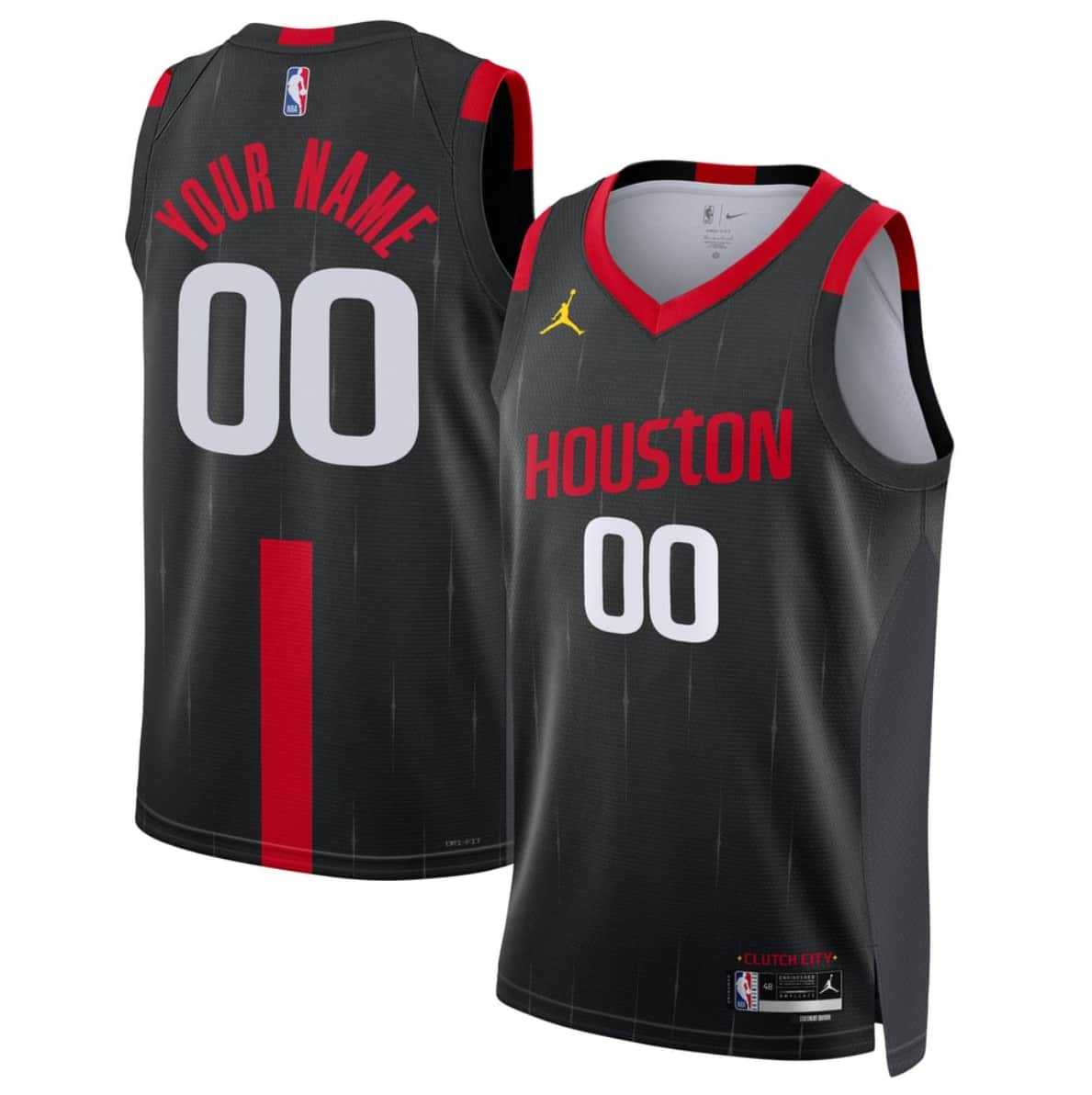 Men%27s Houston Rockets Actiive Player Custom Black 2026-27 Statement Swingman Stitched Jersey->customized nba jersey->Custom Jersey