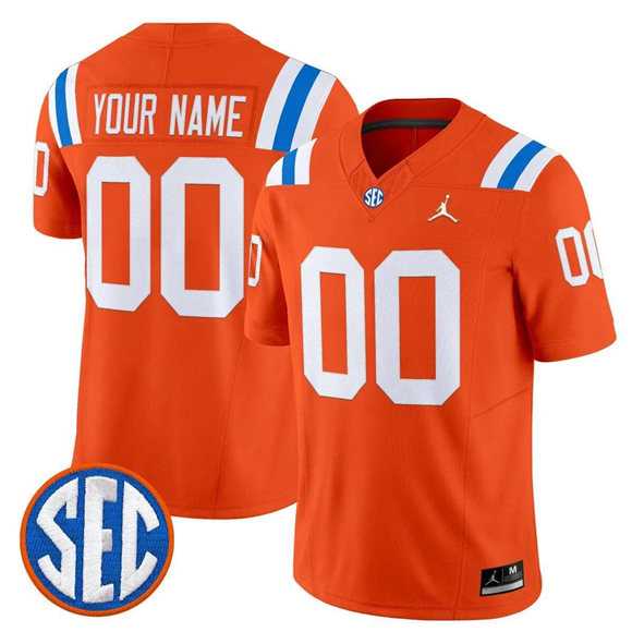 Men%27s Florida Gators ACTIVE PLAYER Custom Orange F.U.S.E. 1960s Throwback Vaport Limited Stitched Jersey->customized ncaa jersey->Custom Jersey