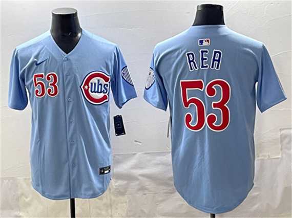 Men%27s Chicago Cubs #53 Colin Rea Blue 2024-25 2nd Alternate Limited Stitched Jersey->chicago cubs->MLB Jersey