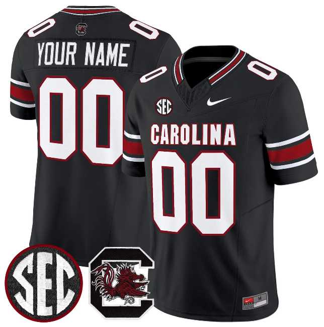 Men%27s South Carolina Fighting Gamecocks Custom Black 2026 F.U.S.E. Stitched Nike Jersey->customized ncaa jersey->Custom Jersey