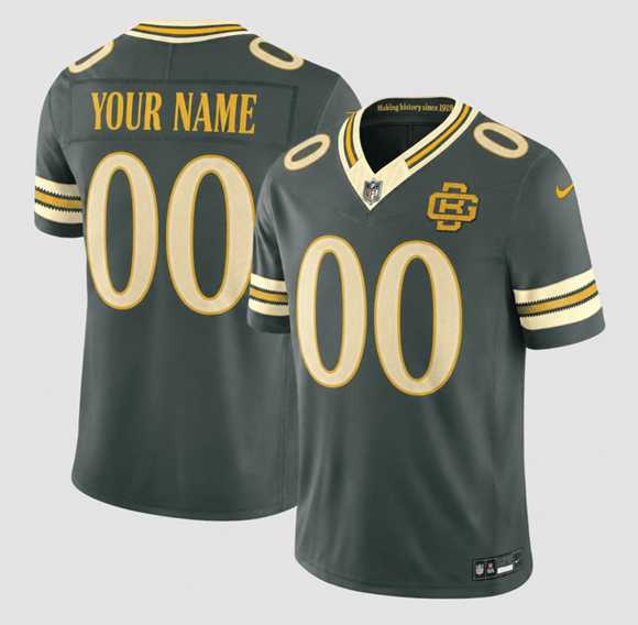 Men%27s Green Bay Packers Active Player Custom Gray 2026 F.U.S.E. Rivalries Vapor Untouchable Limited Football Stitched Jersey->customized nfl jersey->Custom Jersey