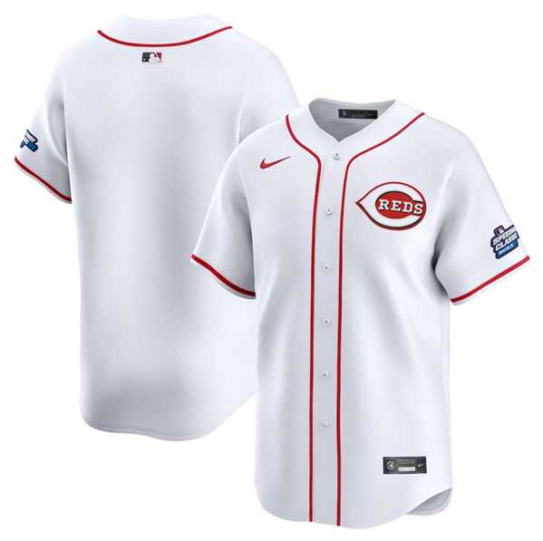 Men%27s Cincinnati Reds Blank White 2025 Speedway Classic Home Limited Stitched Jersey Dzhi->cleveland guardians->MLB Jersey