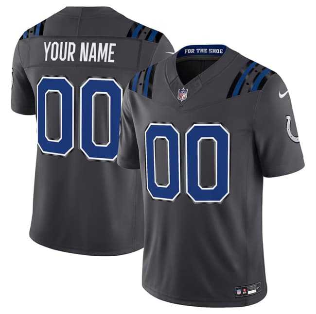 Men%27s Indianapolis Colts Active Player Custom Dark Gray 2026 F.U.S.E. Rivalries Collection Limited Football Stitched Jersey->customized nfl jersey->Custom Jersey