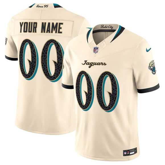 Men%27s Jacksonville Jaguars Active Player Custom Cream 2026 F.U.S.E. Rivalries Vapor Untouchable Limited Football Stitched Jersey->customized nfl jersey->Custom Jersey