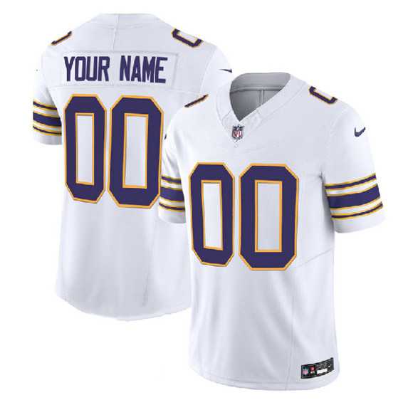 Mens Minnesota Vikings Active Player Custom White F.U.S.E. Limited Football Stitched Jersey->customized nfl jersey->Custom Jersey