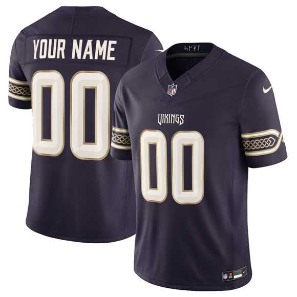 Mens Minnesota Vikings Active Player Custom Purple 2026 F.U.S.E. Rivalries Vapor Untouchable Limited Football Stitched Jersey->customized nfl jersey->Custom Jersey