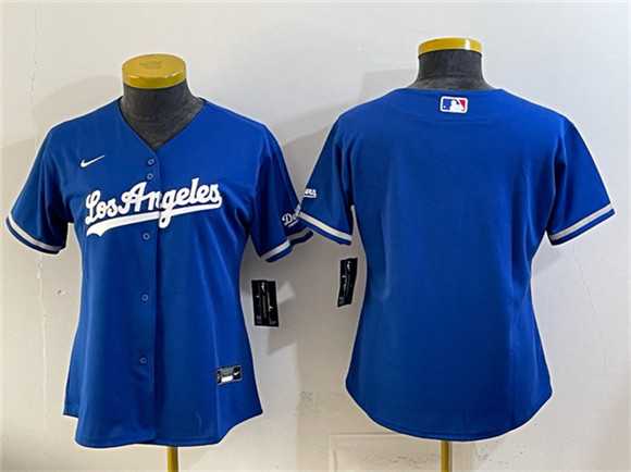 Women%27s Los Angeles Dodgers Blank Royal Alternate Stadium Stitched Jersey->mlb womens jerseys->MLB Jersey