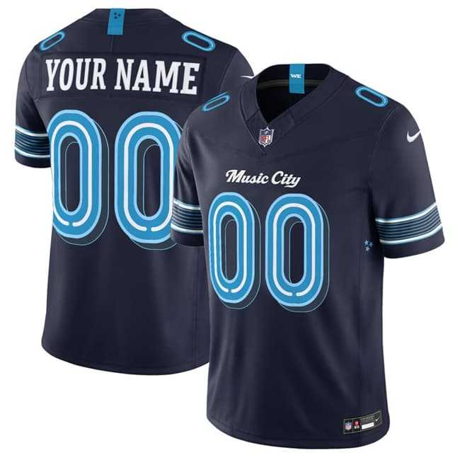 Men%27s Tennessee Titans Custom Navy 2026 F.U.S.E. %27Music City%27 Rivalries Collection Limited Football Stitched Jersey->customized nfl jersey->Custom Jersey
