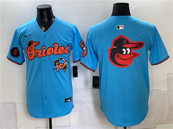 Men%27s Baltimore Orioles Team Big Logo Blue With Patch Vapor Premier Limited Stitched Jersey Dzhi->boston red sox->MLB Jersey