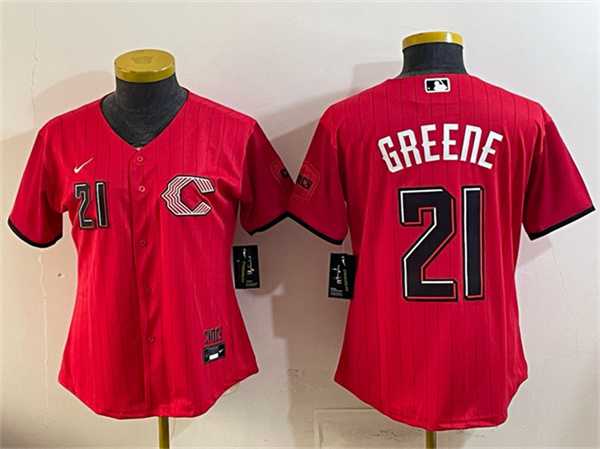 Youth Cincinnati Reds #21 Hunter Greene Red 2026 City Connect Stadium Stitched Jersey->mlb youth jerseys->MLB Jersey