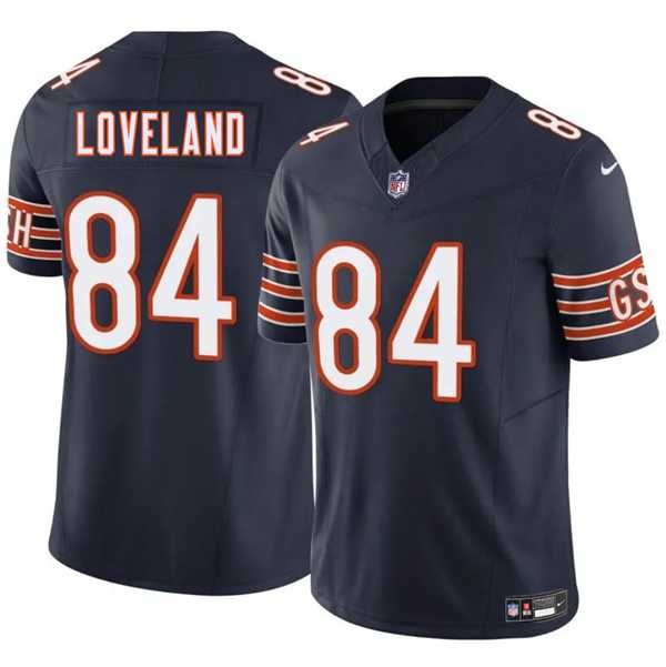 Men & Women & Youth Chicago Bears #84 Colston Loveland Navy 2025 Draft F.U.S.E. Vapor Untouchable Limited Stitched Jersey->mlb youth jerseys->MLB Jersey