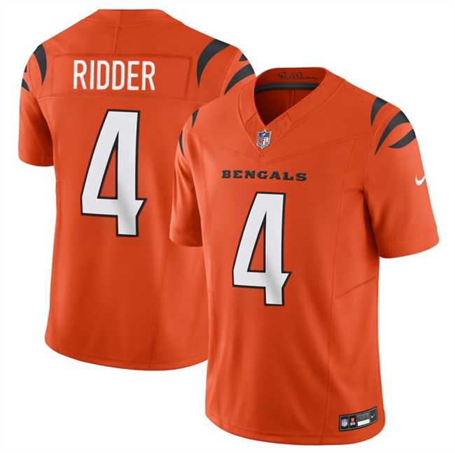 Men & Women & Youth Cincinnati Bengals #4 Desmond Ridder Orange 2025 F.U.S.E. Vapor Untouchable Limited Stitched Jersey->chicago bears->NFL Jersey