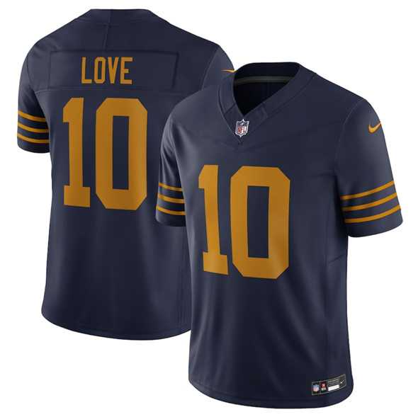 Men & Women & Youth Green Bay Packers #10 Jordan Love Navy The 1923 Classic Vapor F.U.S.E. Limited Stitched Jersey->green bay packers->NFL Jersey