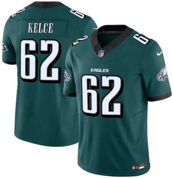 Men & Women & Youth Philadelphia Eagles #62 Jason Kelce Green 2024 F.U.S.E. Vapor Untouchable Limited Stitched Jersey->new york giants->NFL Jersey