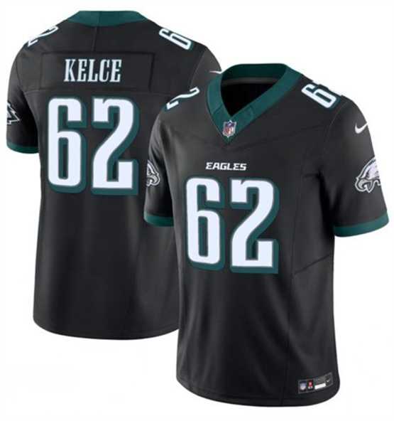 Men & Women & Youth Philadelphia Eagles #62 Jason Kelce Black 2024 F.U.S.E. Vapor Untouchable Limited Stitched Jersey->new york giants->NFL Jersey