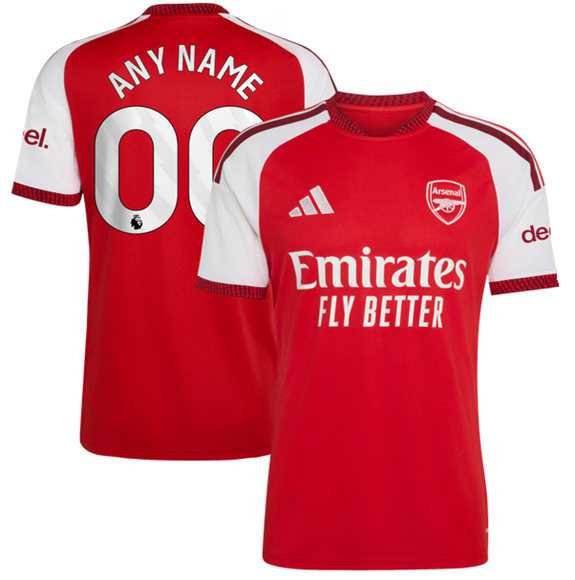 Men%27s Arsenal F.C Active Player Custom 2026-27 Red Home Soccer Jersey->->Custom Jersey