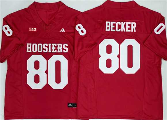 Men%27s Indiana Hoosiers #80 Charlie Becker Red F.U.S.E. Stitched Basketball Jerseys->indiana hoosiers->NCAA Jersey