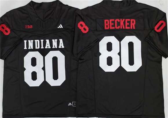 Men%27s Indiana Hoosiers #80 Charlie Becker Black F.U.S.E. Stitched Basketball Jersey->indiana hoosiers->NCAA Jersey