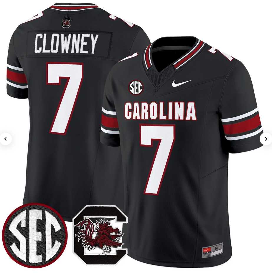 Men%27s South Carolina Fighting Gamecocks #7 Jadeveon Clowney Black 2026 F.U.S.E. Stitched Nike Jersey Dzhi->south carolina gamecocks->NCAA Jersey