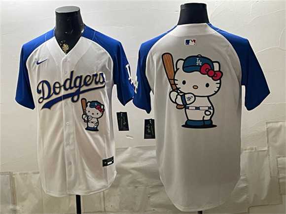 Men%27s Los Angeles Dodgers White Royal Gold Hello Kitty Vapor Limited Stitched Jersey->chicago white sox->MLB Jersey