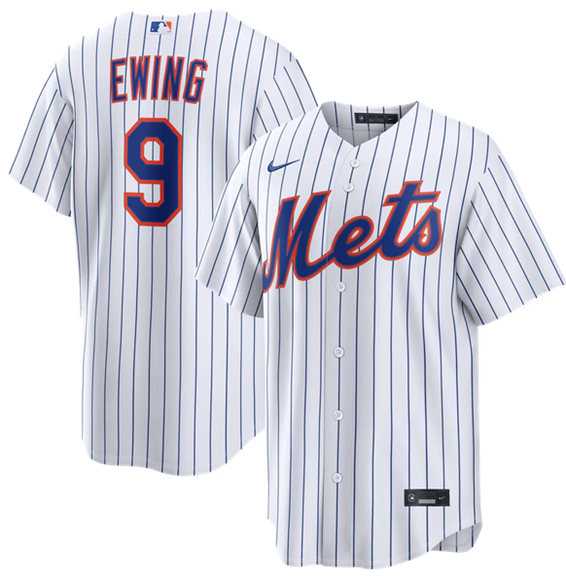 Men%27s New York Mets #9 AJ Ewing 2026 White Cool Base Stitched Jersey Dzhi->new york yankees->MLB Jersey