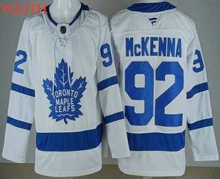 Youth Toronto Maple Leafs #92 Gavin McKenna White Stitched Jersey->atlanta falcons->NFL Jersey