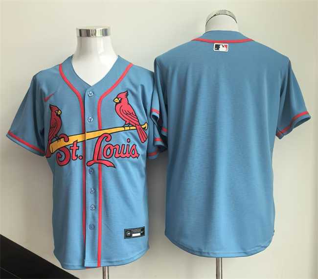 Men%27s St. Louis Cardinals Blank Blue Limited Stitched Jersey->st.louis cardinals->MLB Jersey