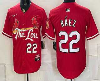 Men%27s St Louis Cardinals #22 Joshua Baez Red Limited Jersey->st.louis cardinals->MLB Jersey