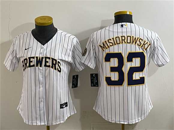 Youth Milwaukee Brewers #32 Jacob Misiorowski White Cool Base Stitched Jerseys->mlb youth jerseys->MLB Jersey
