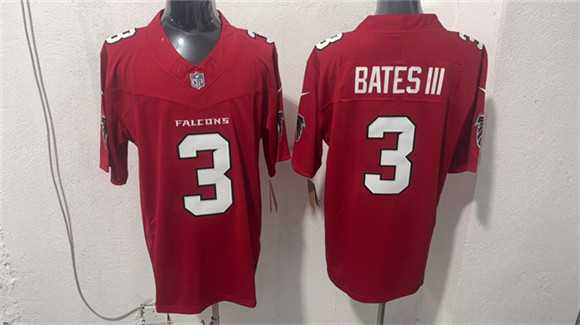 Men%27s Atlanta Falcons #3 Jessie Bates III Red 2026 New F.U.S.E. Vapor Untouchable Limited Stitched Jersey->nhl youth jerseys->NHL Jersey