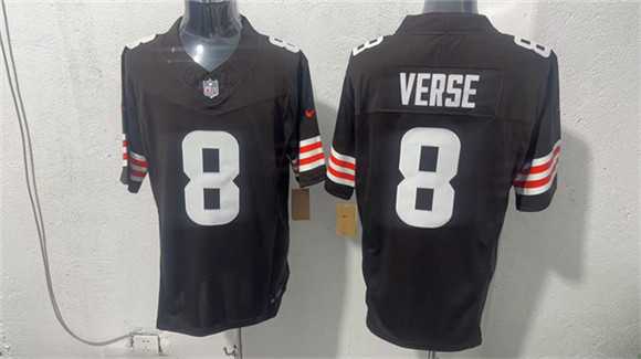 Men%27s Cleveland Browns #8 Jared Verse Brown 2026 Vapor Limited Stitched Jersey->baltimore ravens->NFL Jersey