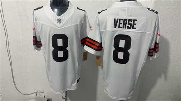 Men%27s Cleveland Browns #8 Jared Verse White 2026 Vapor Limited Stitched Jersey->baltimore ravens->NFL Jersey