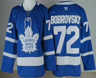 Men%27s Toronto Maple Leafs #72 Sergei Bobrovsky Blue Stitched Jersey->seattle kraken->NHL Jersey