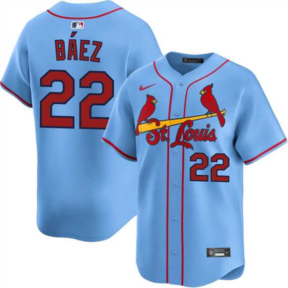 Mens St. Louis Cardinals #22 Joshua Baez Blue Alternate Limited Stitched Jersey Dzhi->st.louis cardinals->MLB Jersey