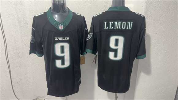 Men%27s Philadelphia Eagles #9 Makai Lemon Black 2026 F.U.S.E. Draft Vapor Untouchable Limited Stitched Jersey->new orleans saints->NFL Jersey