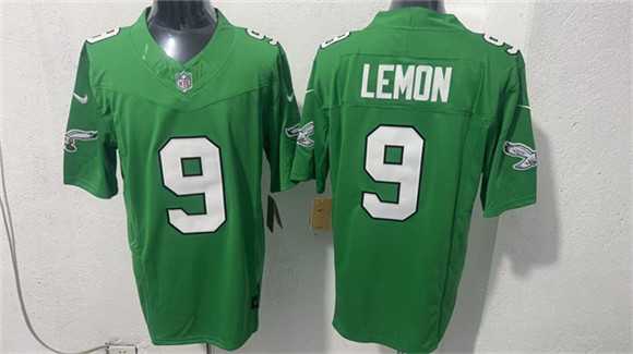 Men%27s Philadelphia Eagles #9 Makai Lemon Green 2026 F.U.S.E. Draft Vapor Untouchable Limited Stitched Jersey->philadelphia eagles->NFL Jersey