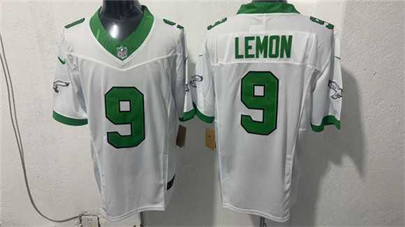 Men%27s Philadelphia Eagles #9 Makai Lemon White 2026 Draft F.U.S.E Vapor Untouchable Limited Stitched Jersey->philadelphia eagles->NFL Jersey