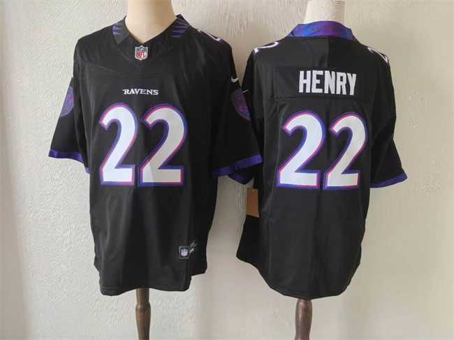 Women%27s Baltimore Ravens #22 Derrick Henry purple F.U.S.E. Vapor Jersey(Run Small)->buffalo bills->NFL Jersey