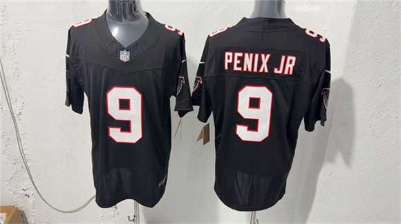 Men%27s Atlanta Falcons #9 Michael Penix Jr. Black F.U.S.E. Vapor Untouchable Limited Stitched Jersey->atlanta falcons->NFL Jersey
