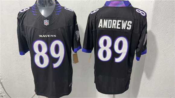Men%27s Baltimore Ravens #89 Mark Andrews Black 2026 F.U.S.E. Vapor Limited Stitched Jersey->chicago bears->NFL Jersey