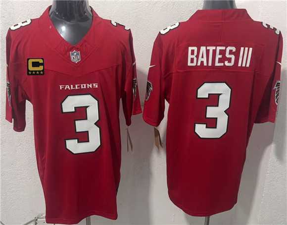 Men%27s Atlanta Falcons #3 Jessie Bates III Red 2026 New F.U.S.E. 4-Star C Patch Vapor Untouchable Limited Stitched Jersey->atlanta falcons->NFL Jersey