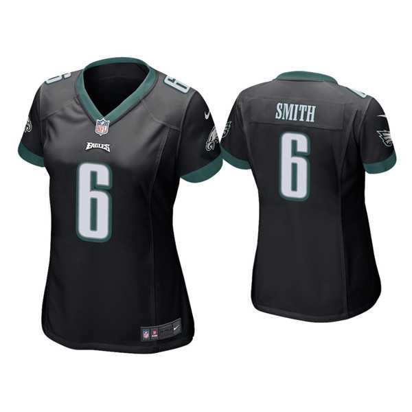 Women%27s Philadelphia Eagles #6 DeVonta Smith Black Vapor Untouchable Limited Stitched Jersey(Run Small) Dzhi->los angeles rams->NFL Jersey